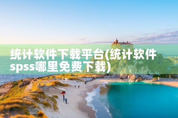 统计软件下载平台